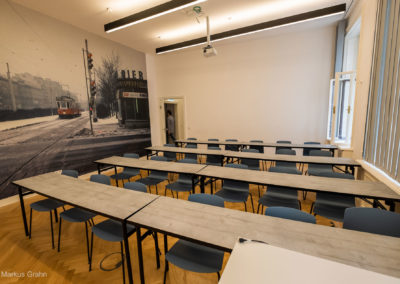 Klassenzimmer SAE Wien Medienausbildung